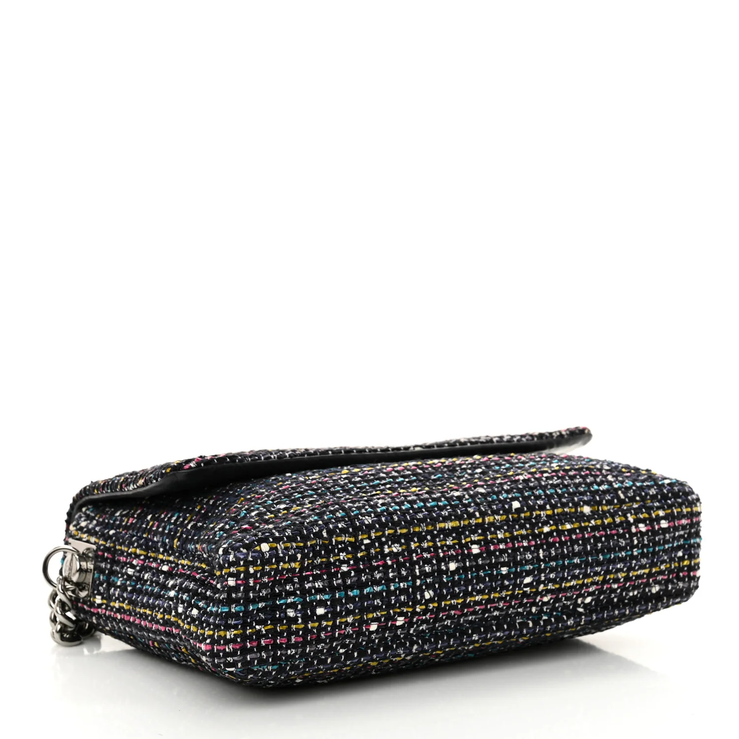 Tweed Small Messenger Flap Navy - Top Club
