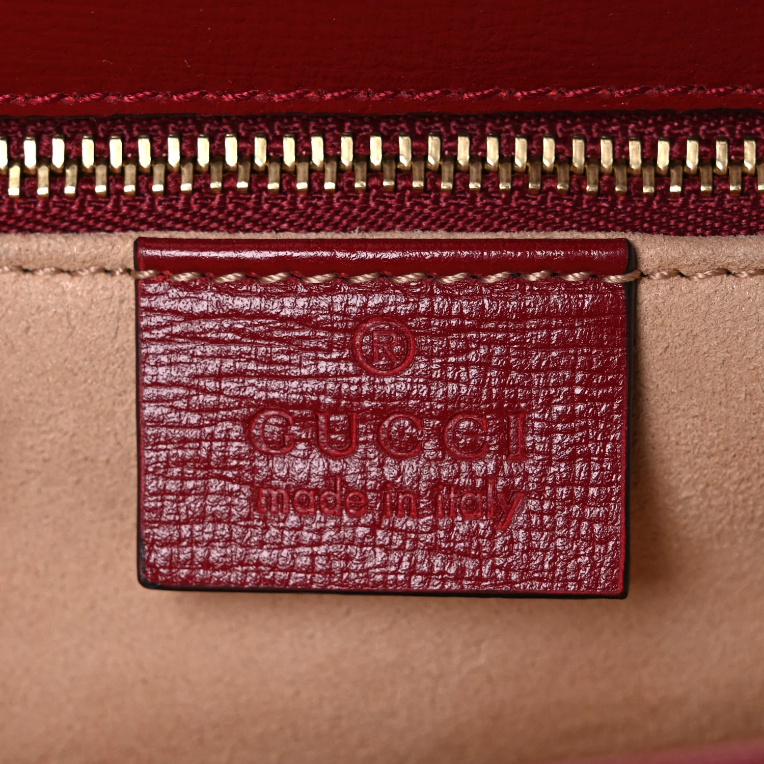 GG Supreme Monogram Azalea Calfskin Horsebit 1955 Shoulder Bag Beige Ebony New Cherry Red - Top Club
