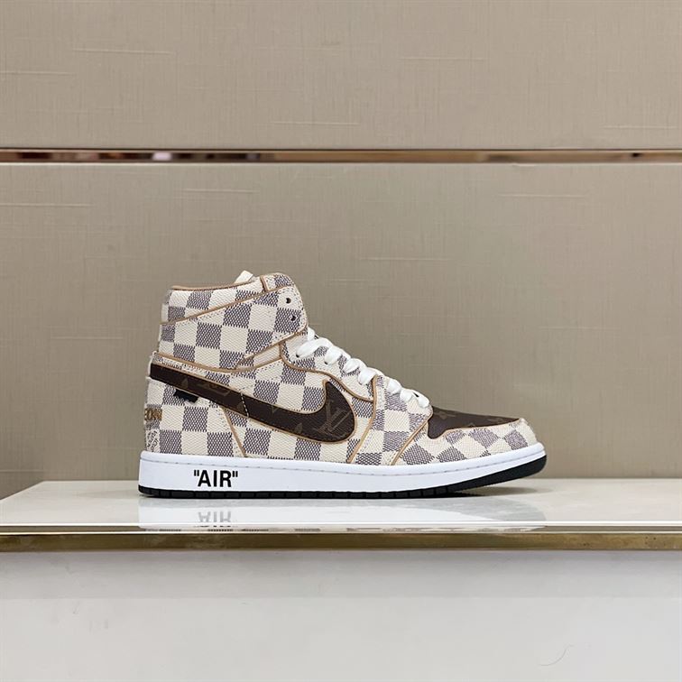 LV Shoes Replica X AIR JORDAN 1   LVS110 - Sneaker Replica Workshop