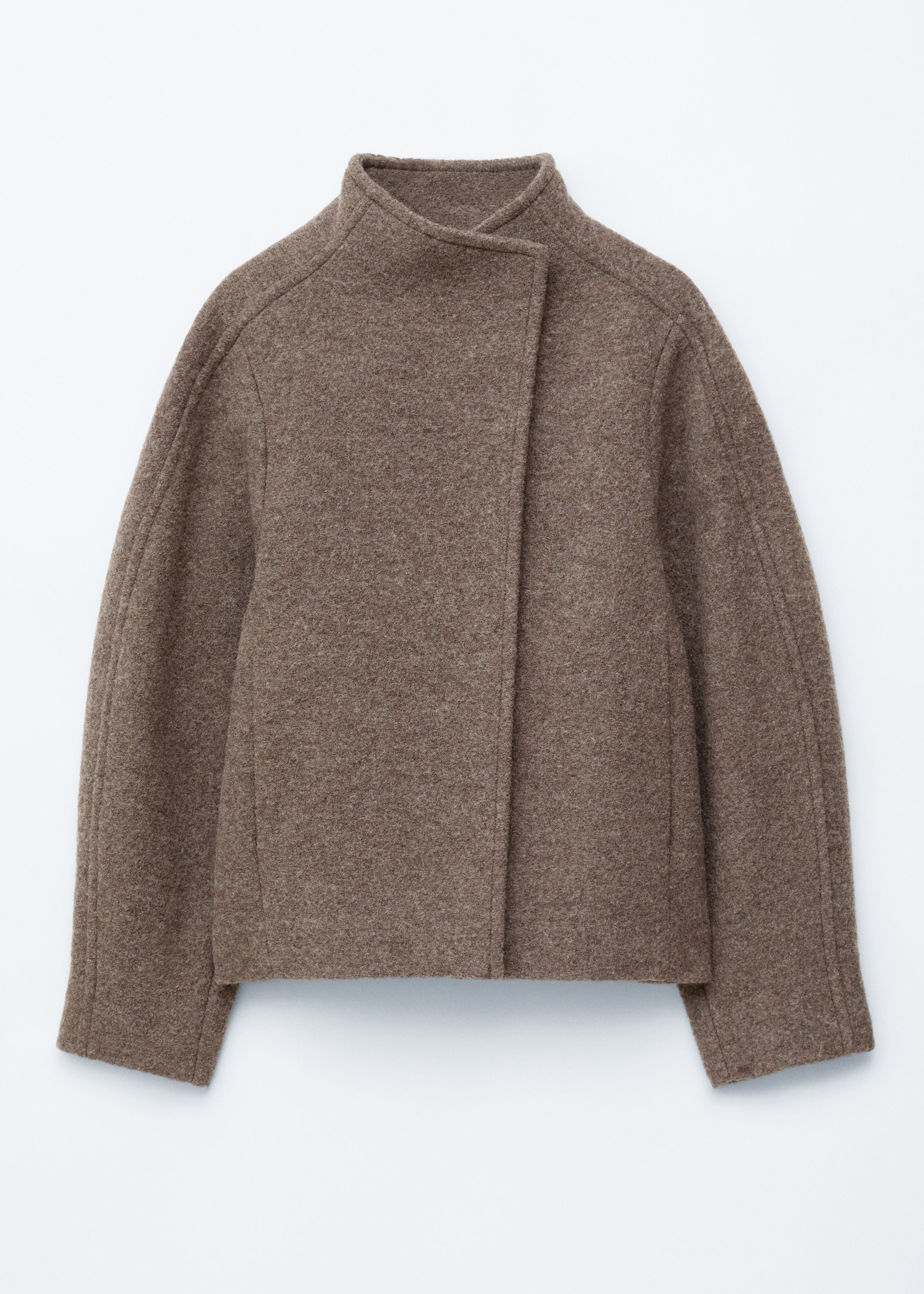 & Other Stories ASYMMETRIC WOOL JACKET