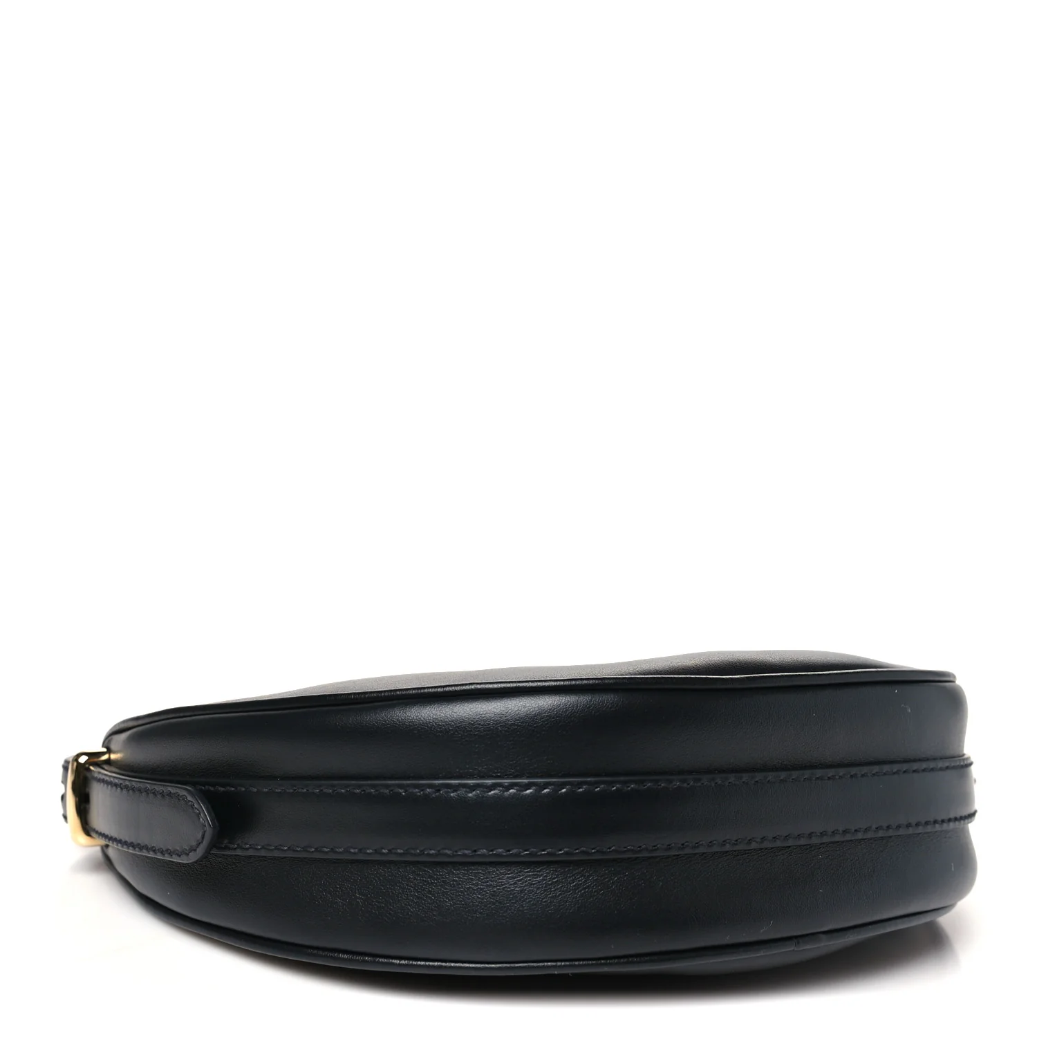 Soft Calfskin Arque Shoulder Bag Black - Top Club