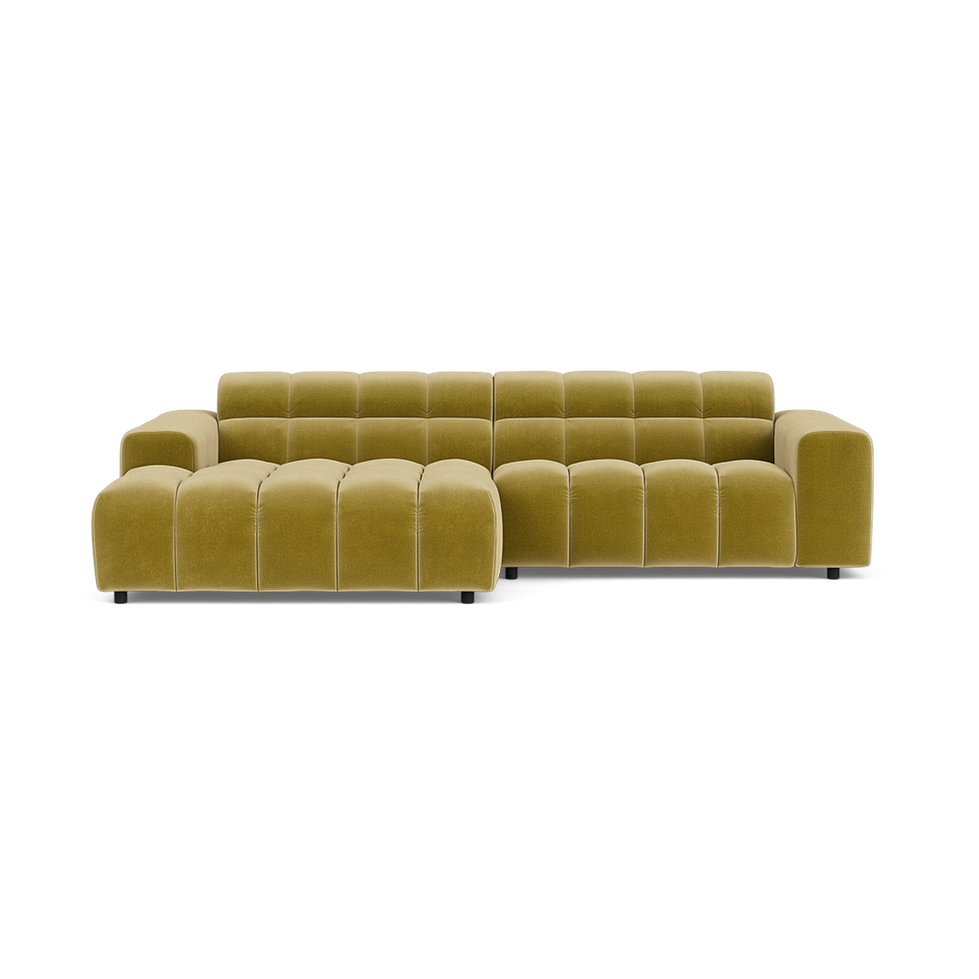 Hoekbank Dot divan links royal pistachio