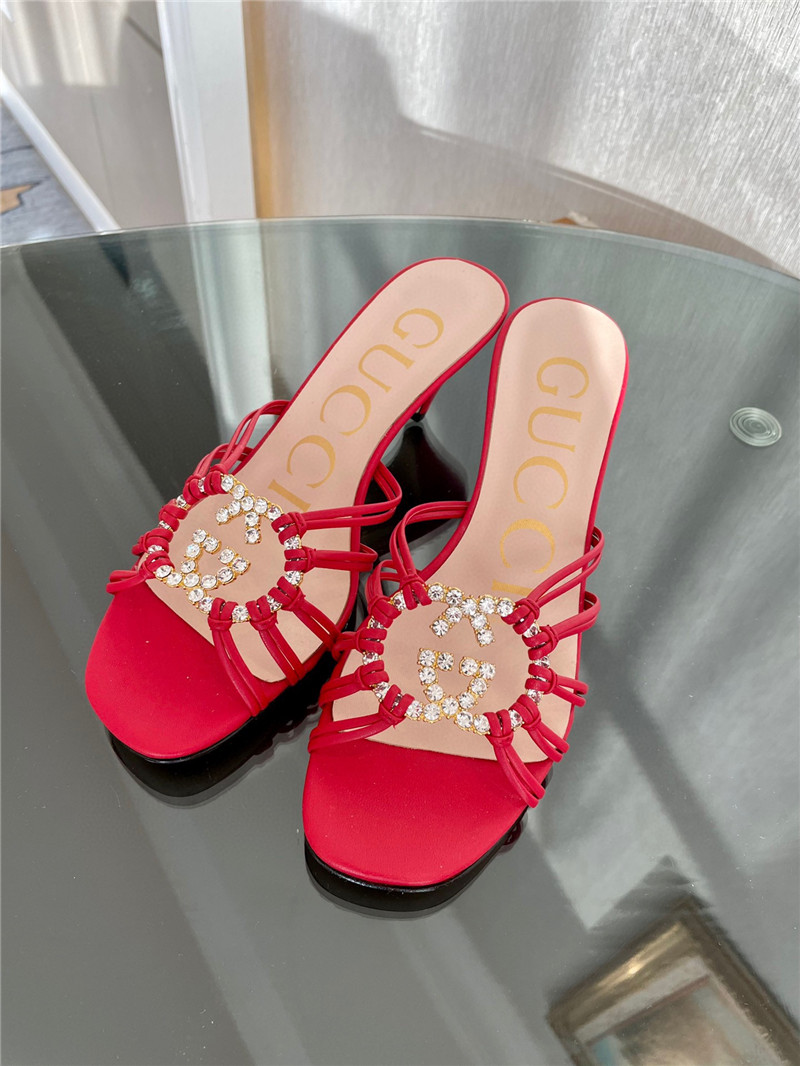 gucci new crystal embellished sandals and slippers - Sneaker Replica Workshop