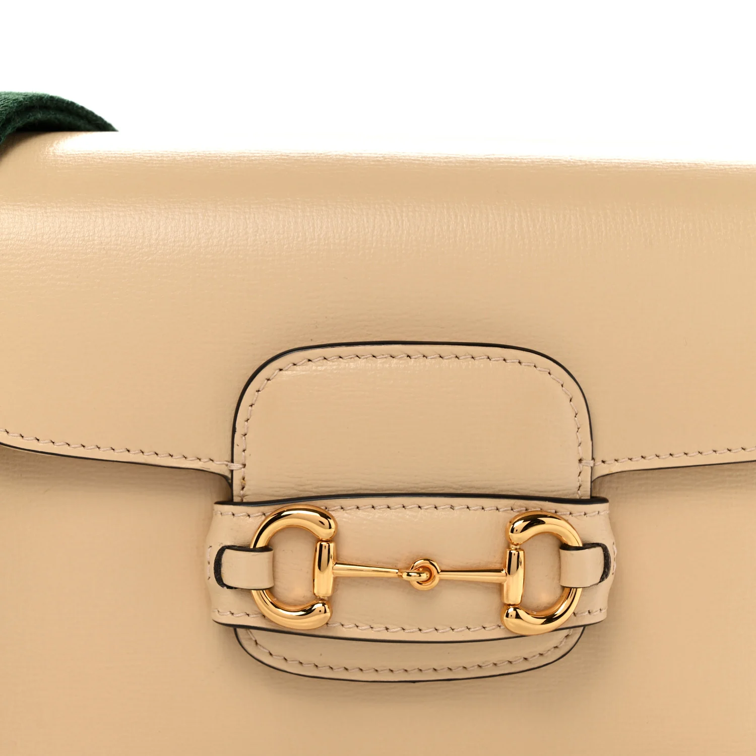 Azalea Calfskin Web Mini Horsebit 1955 Shoulder Bag Bubble Tea - Top Club