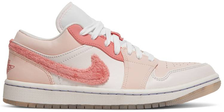 Air Jordan 1 Low White Pink Grey Shoes DM5443-666 - Sneaker Replica Workshop