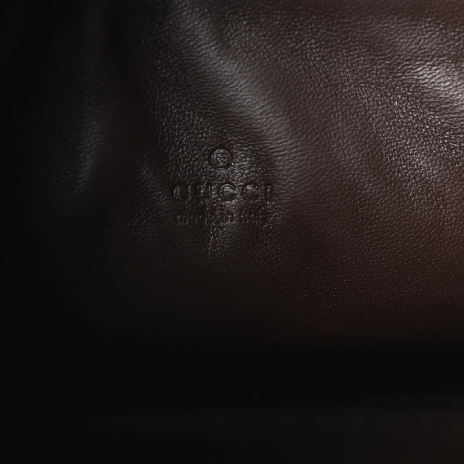 GG Suede B Medium Shoulder Bag Brown - Top Club