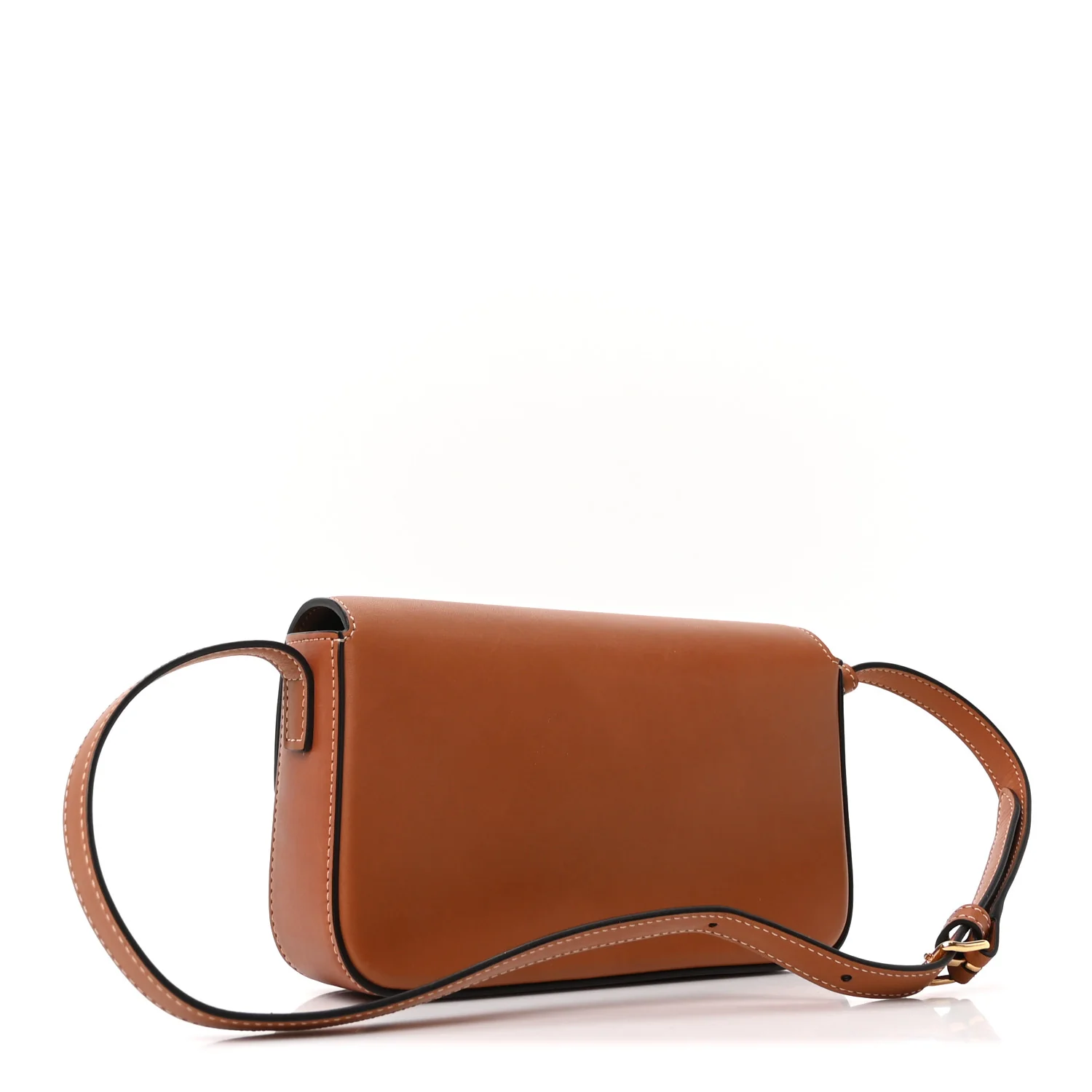 Natural Calfskin Triomphe Shoulder Bag Tan - Top Club