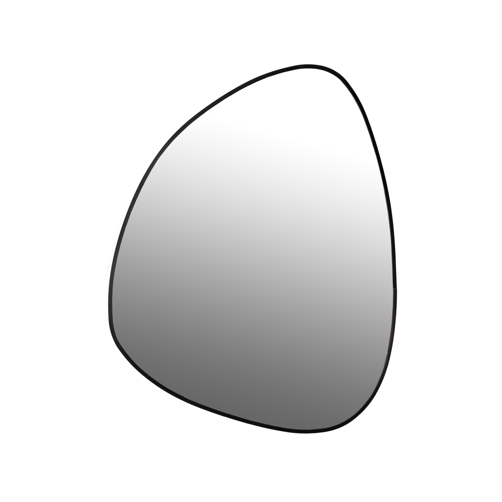 Spiegel pebble 70x90 cm zwart