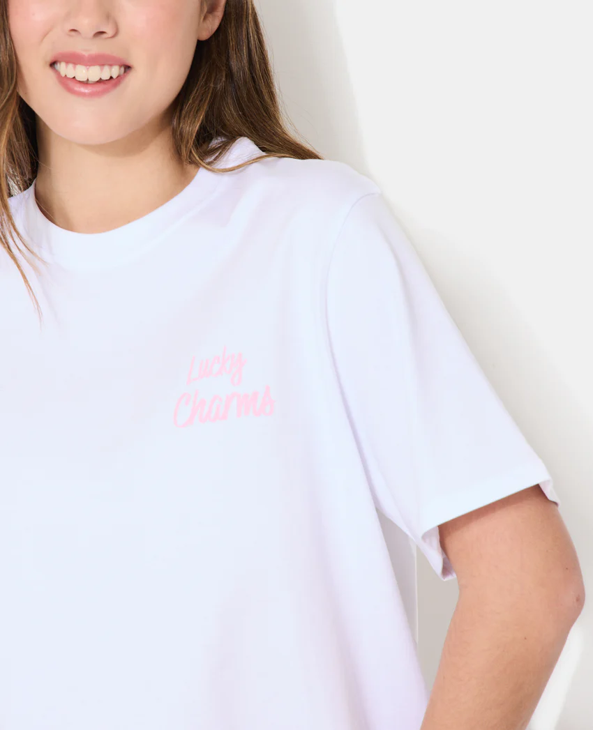 Pimkie T-shirt oversize avec print poitrine et dos