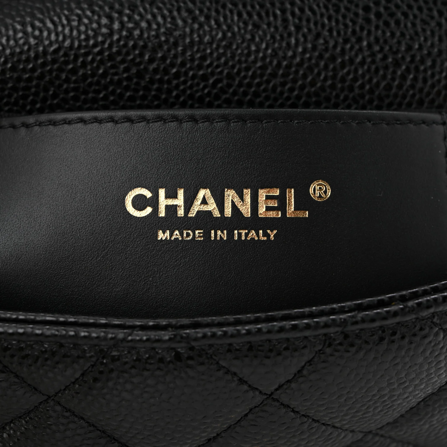Grained Lambskin Quilted Mini Flap Black - Top Club