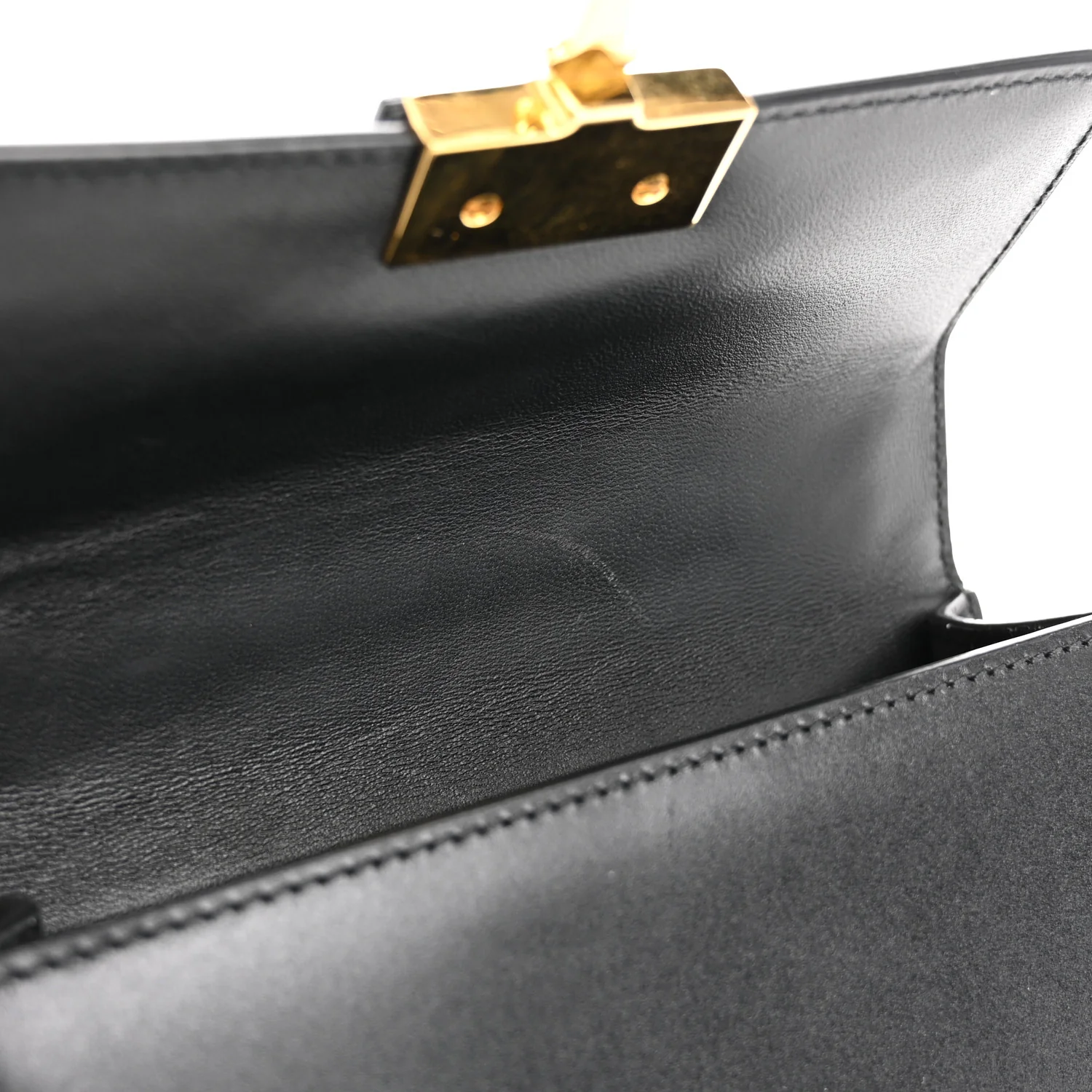 Smooth Calfskin Micro 30 Montaigne Flap Bag Black - Top Club