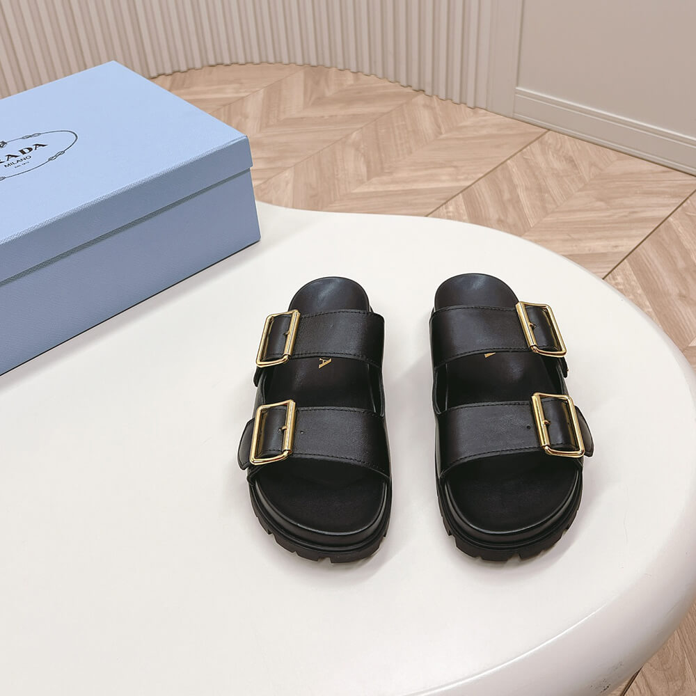PRADA Nappa leather slides - Top Club
