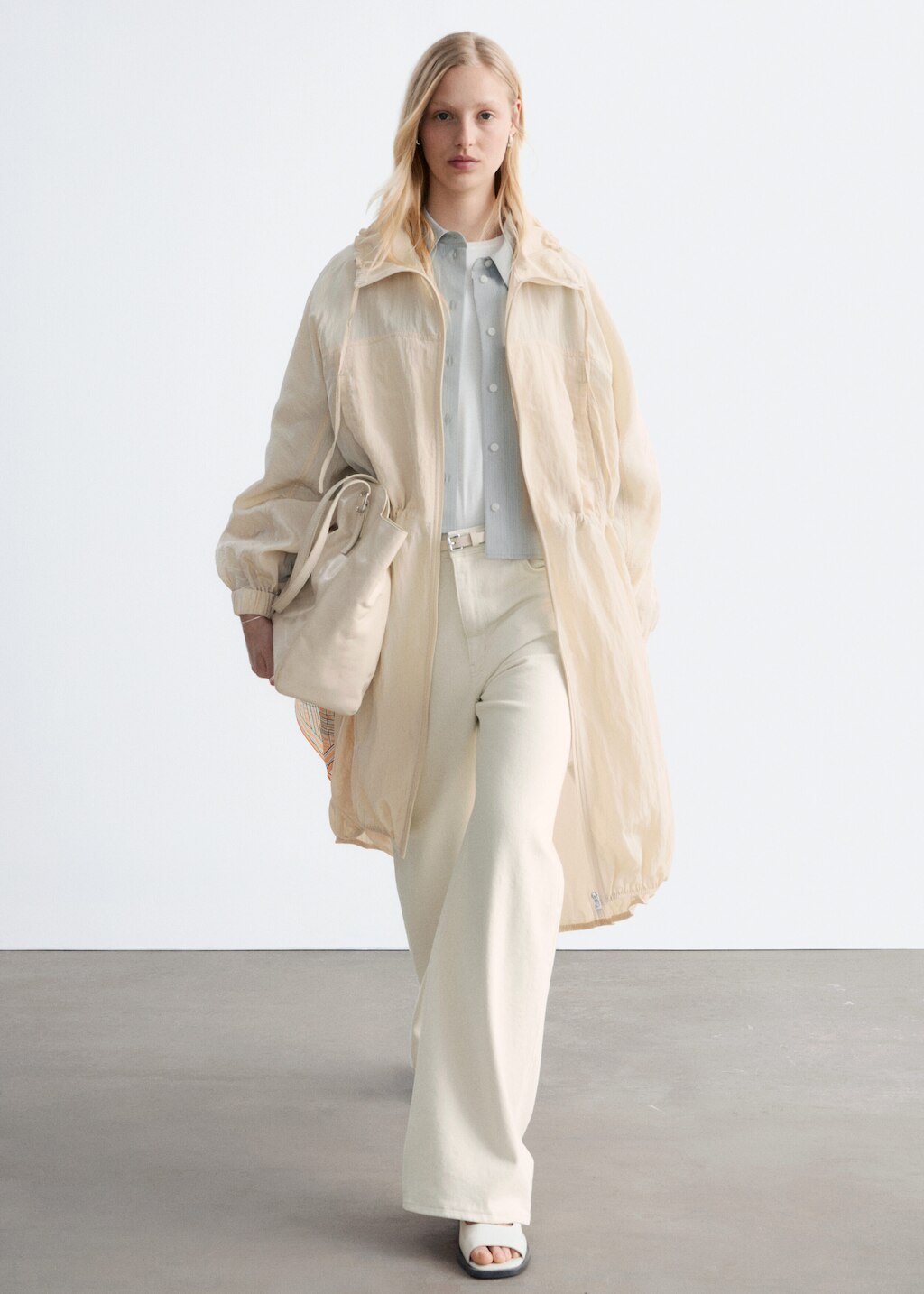 & Other Stories DRAWSTRING PARKA COAT