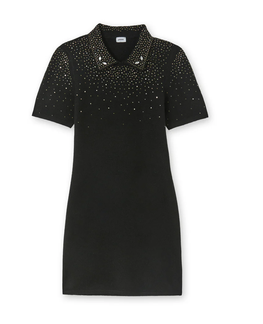 Pimkie Robe courte en maille fine avec brillants