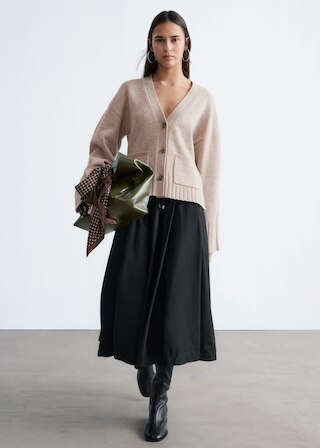 & Other Stories TAPERED KNIT CARDIGAN