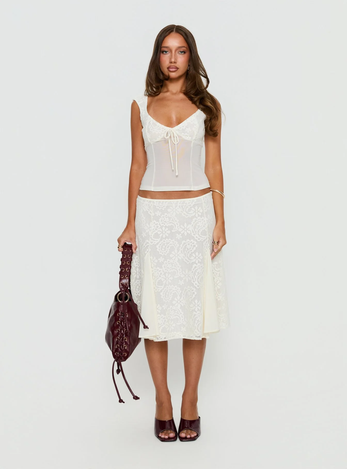 Quani Lace Top Cream