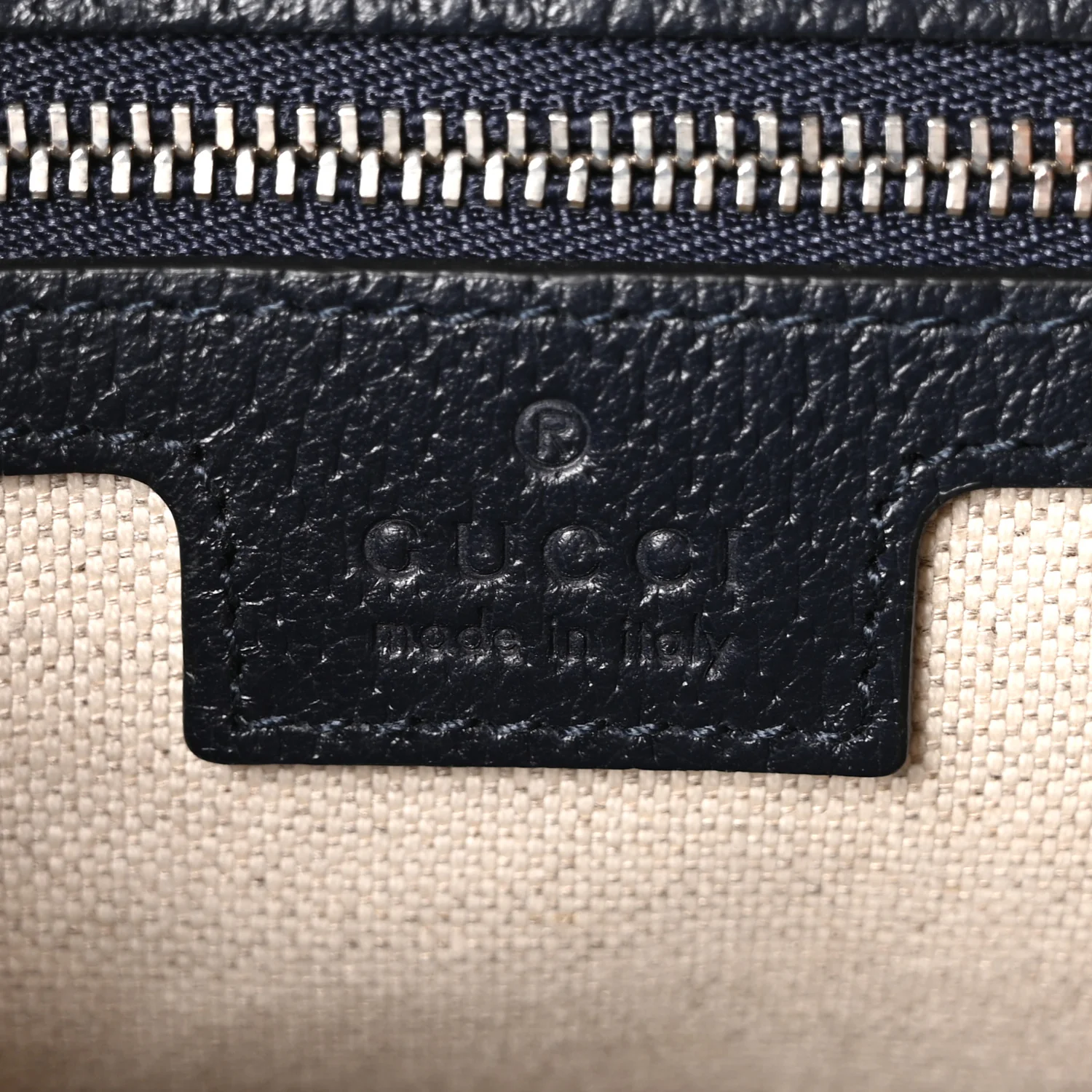 GG Supreme Monogram Textured Dollar Calfskin Web Studded Mini Ophidia Flap Shoulder Bag Beige Blue - Top Club