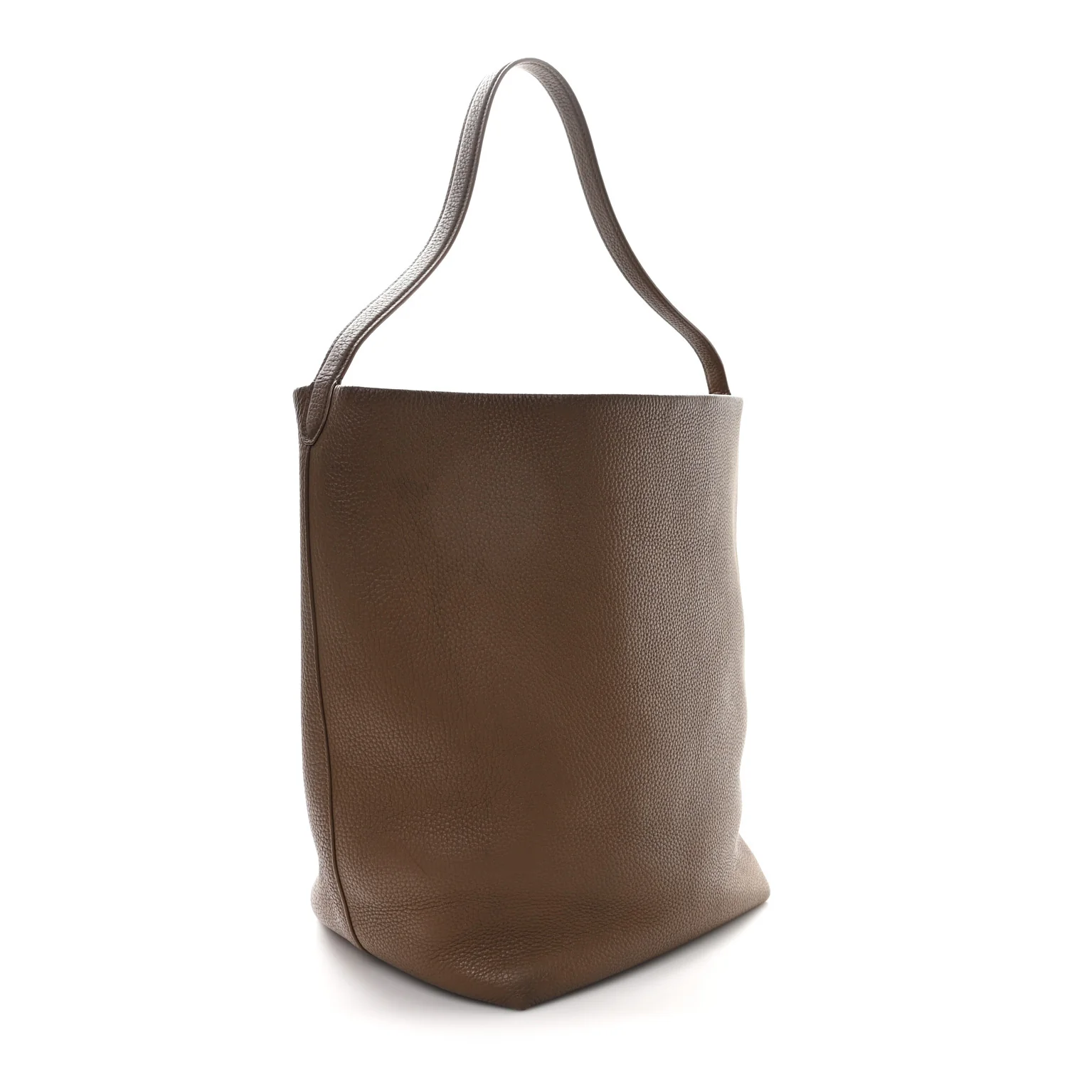 Grained Calfskin Large N/S Park Tote Dark Olive - Top Club