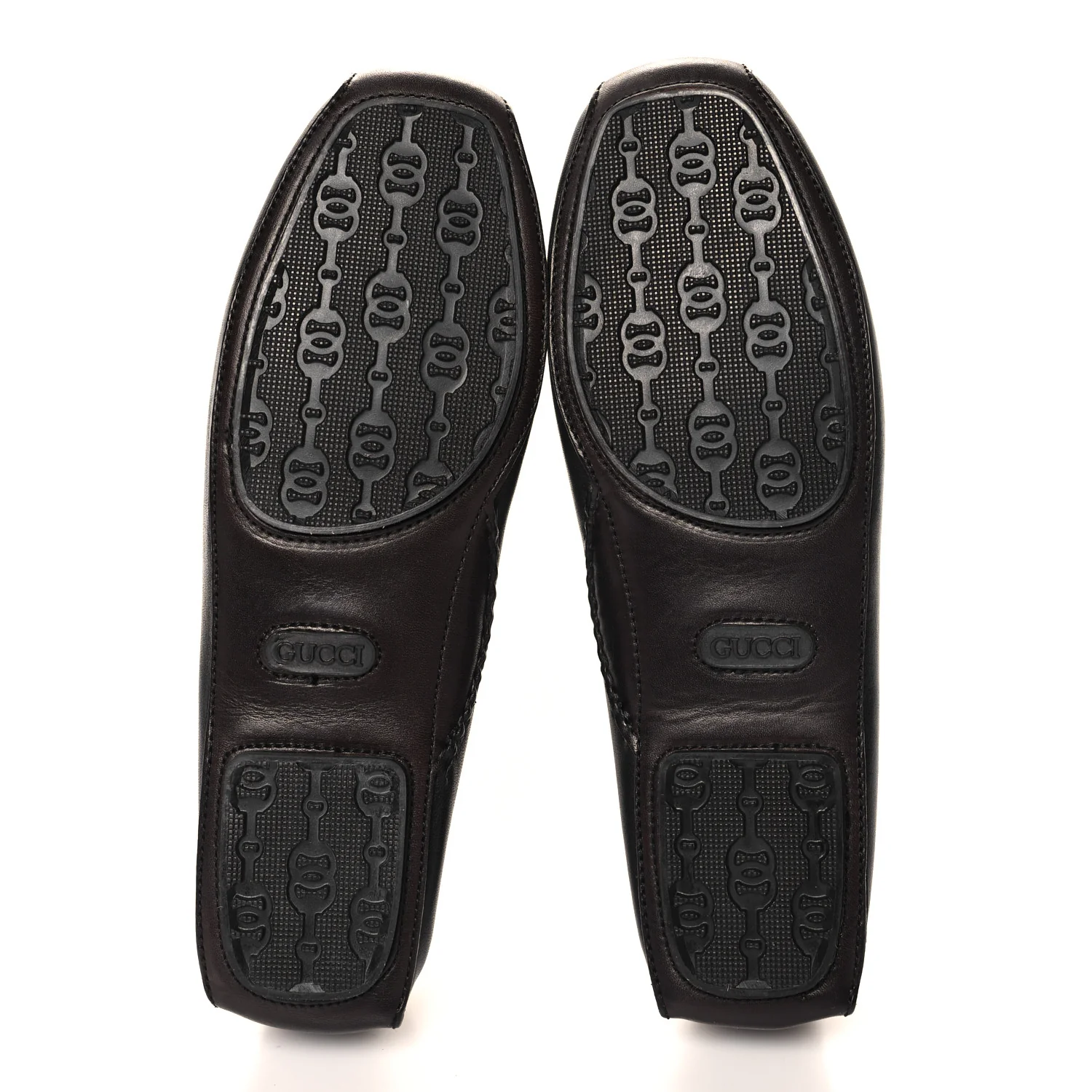 Calfskin Mens Horsebit Loafers 10 Brown - Top Club