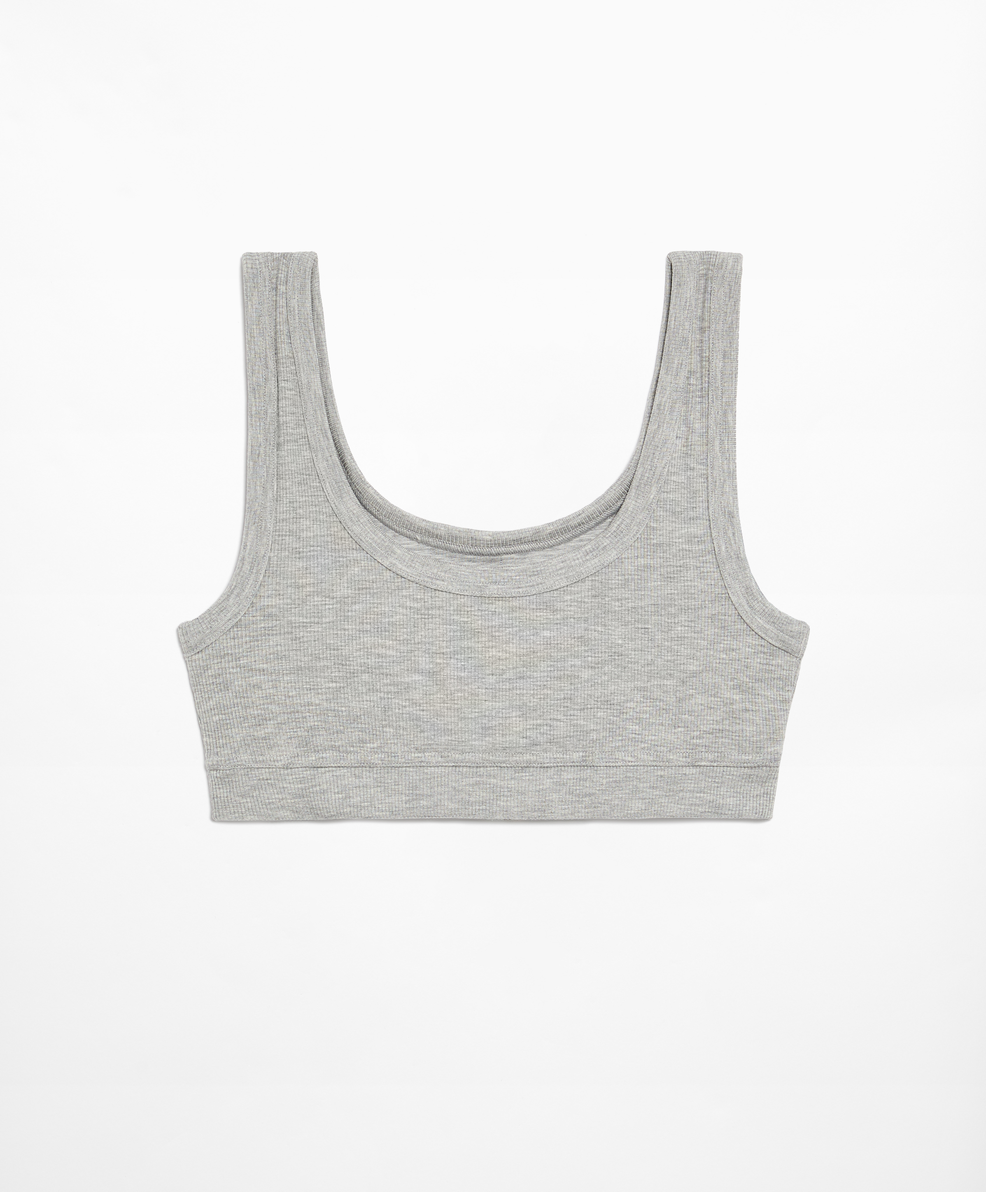 OYSHO Rib bra top with modal