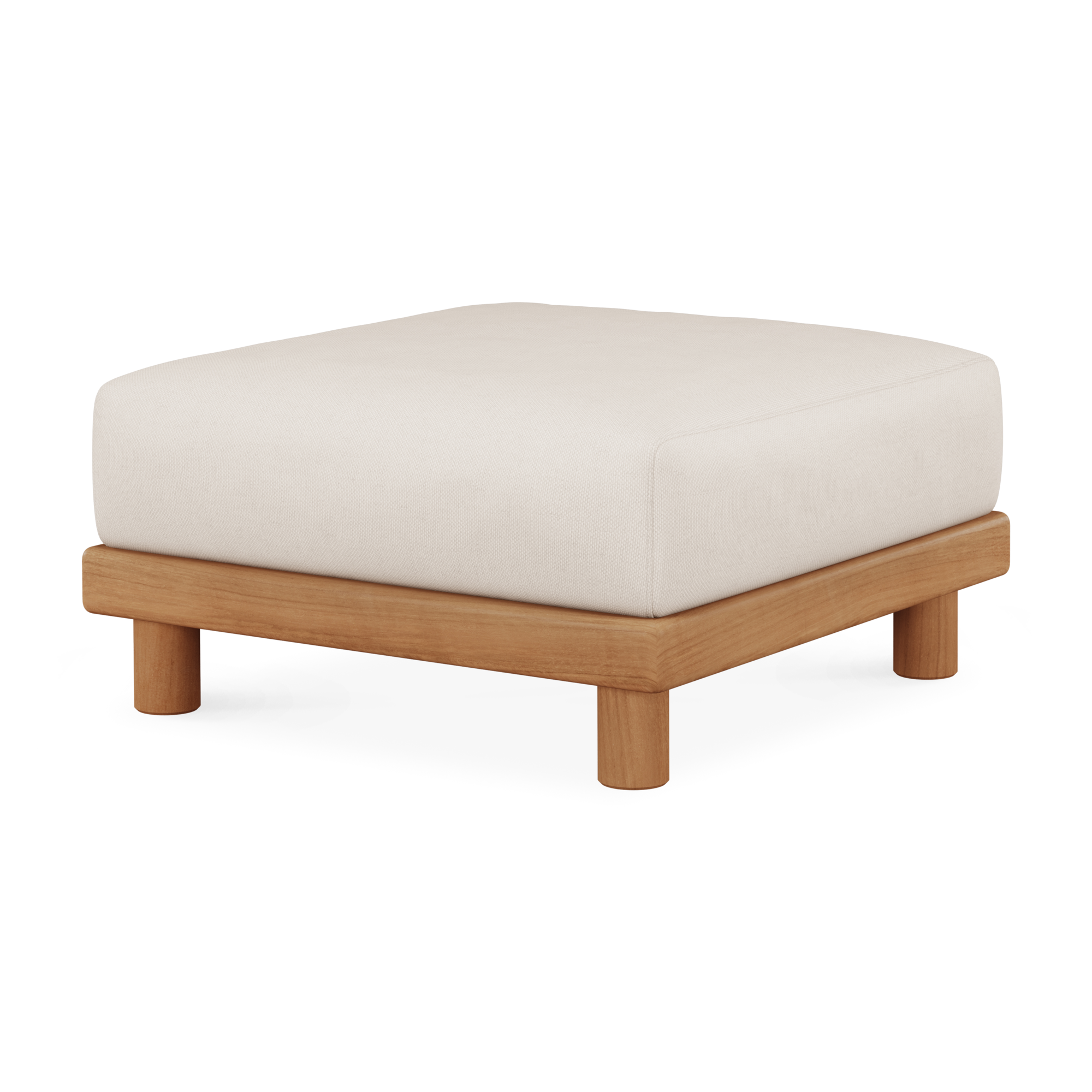 Modulaire bank Monocle outdoor wit hocker