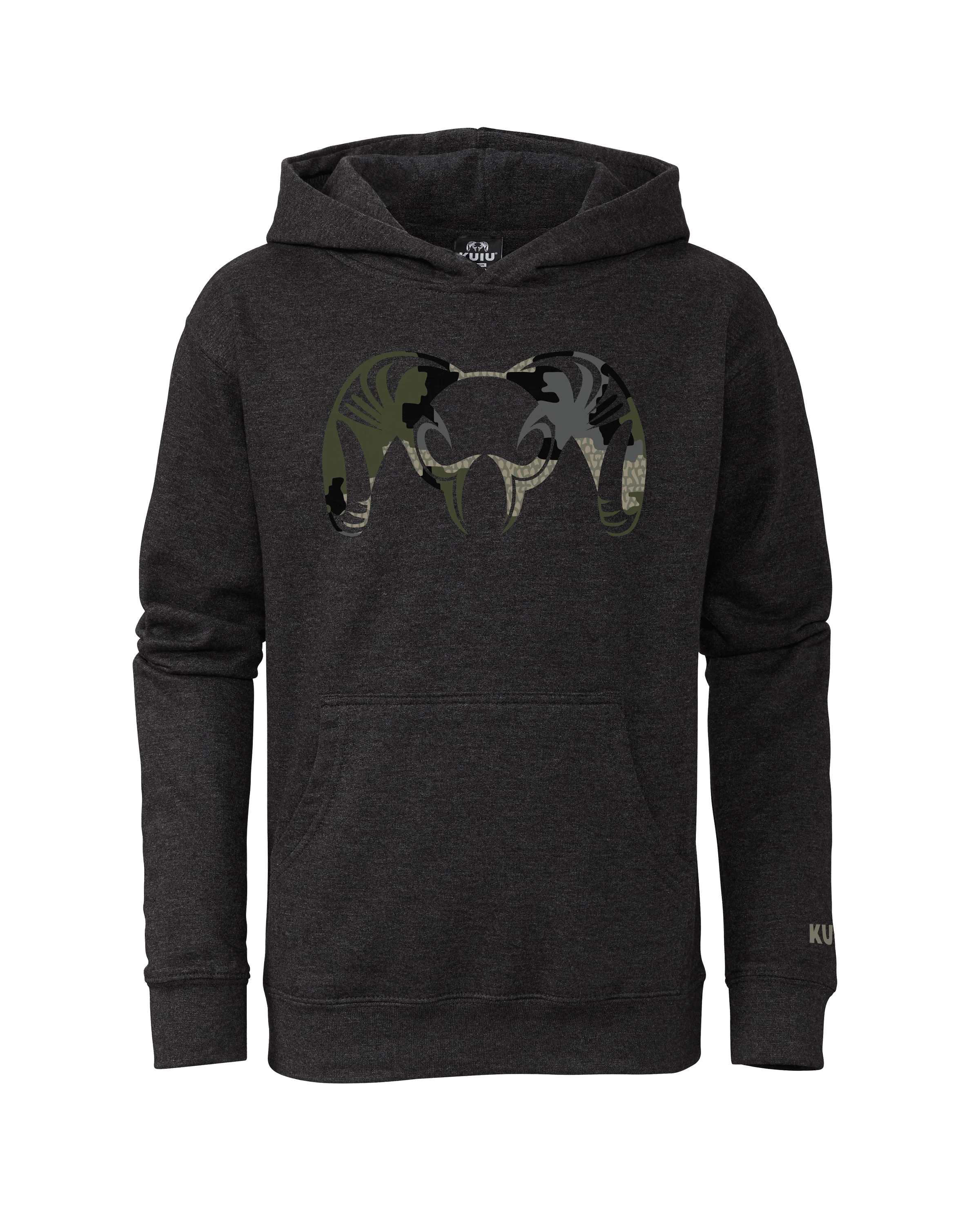 Youth Camo Big Ram Hoodie | Verde