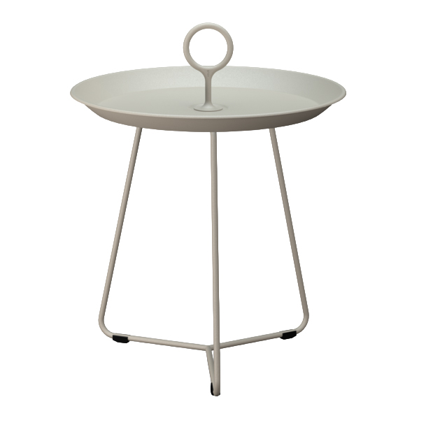 Bijzettafel Eyelet Ø45 cm beige