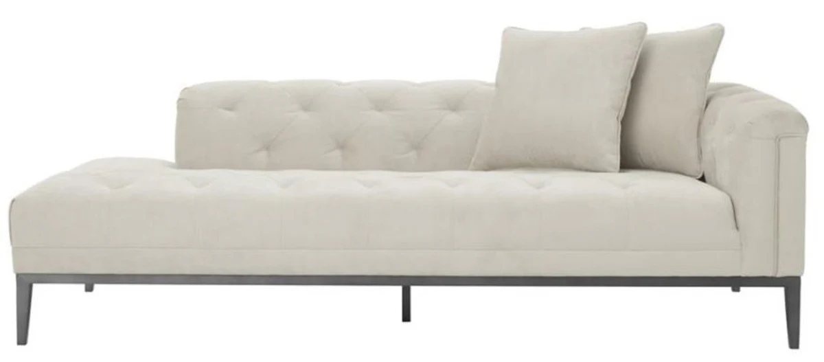 Luxury sofa light gray right side 220 x 96 x H. 66 cm - Hotel Furniture
