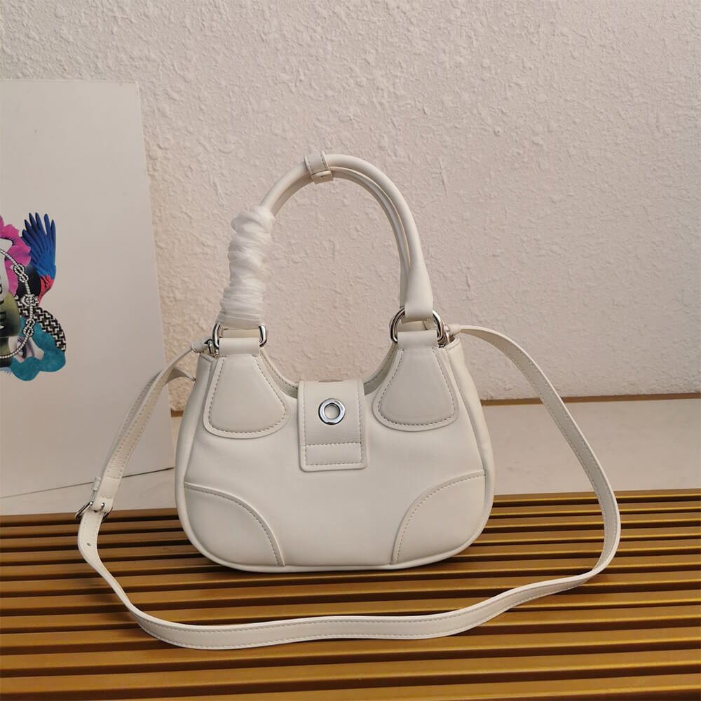 Prada Moon padded nappa-leather bag - Top Club