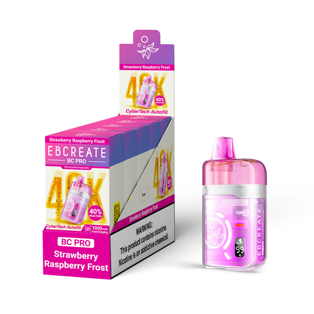 EBCREATE BC PRO Rechargeable Disposable Vape (All Flavours)