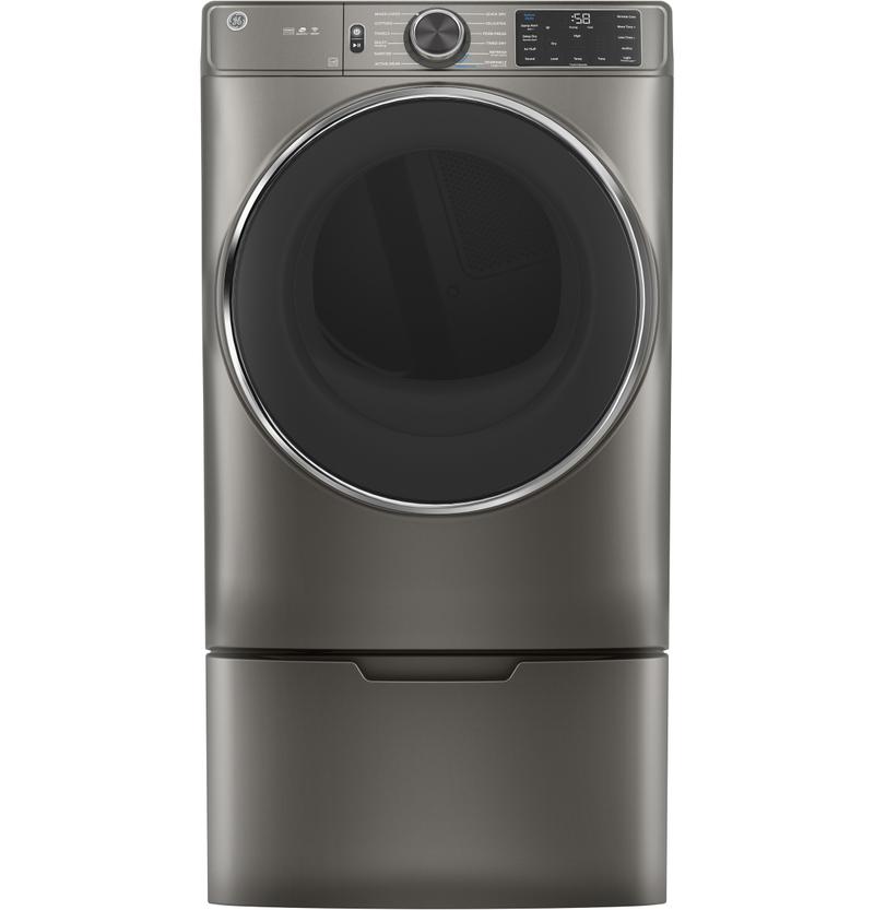 GE ENERGY STAR 7.8 cu. ft. Kapazität Smart Front Load Electric Dryer mit Dampf und Sanitize Cycle