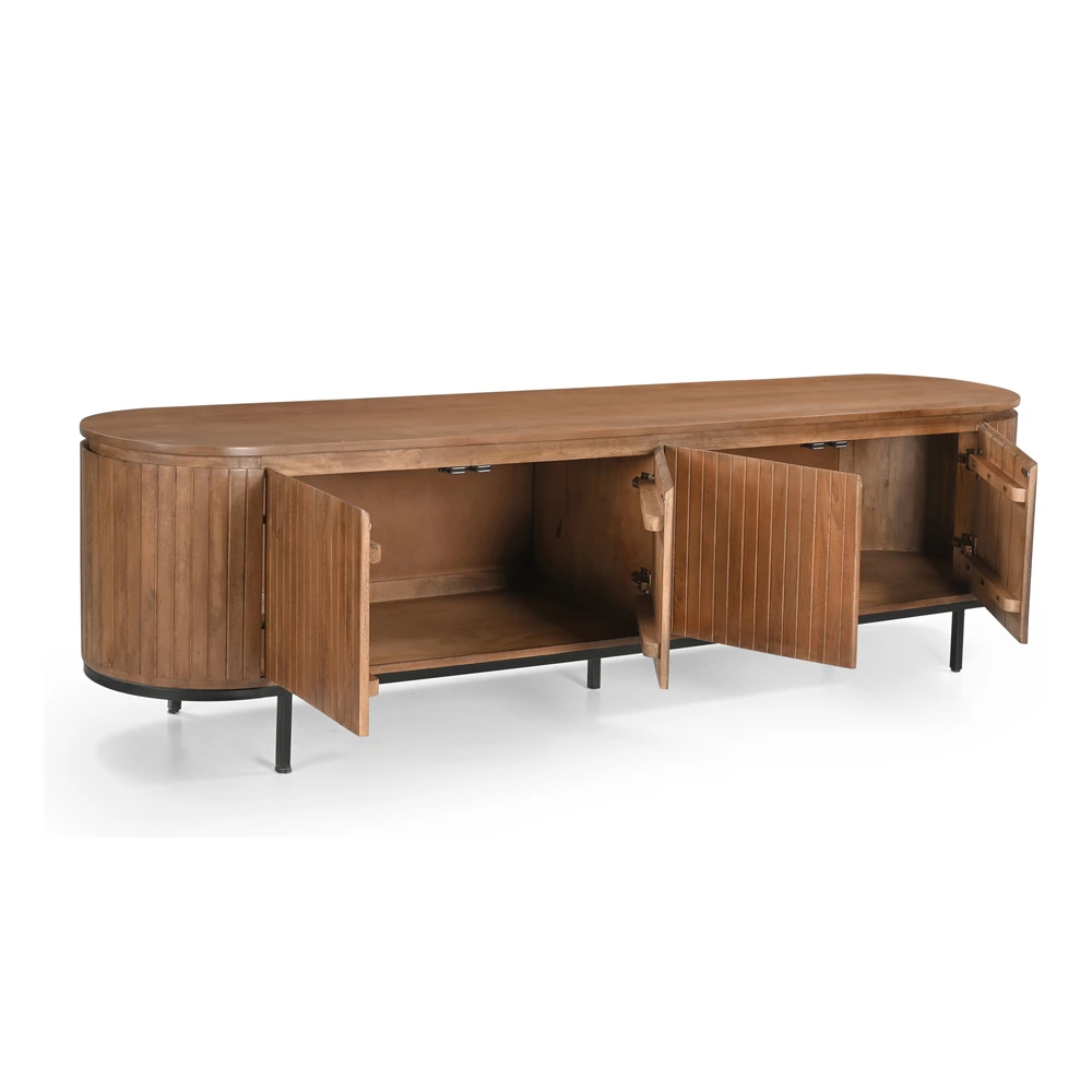 Tv-meubel Nairo naturel staand 210 cm