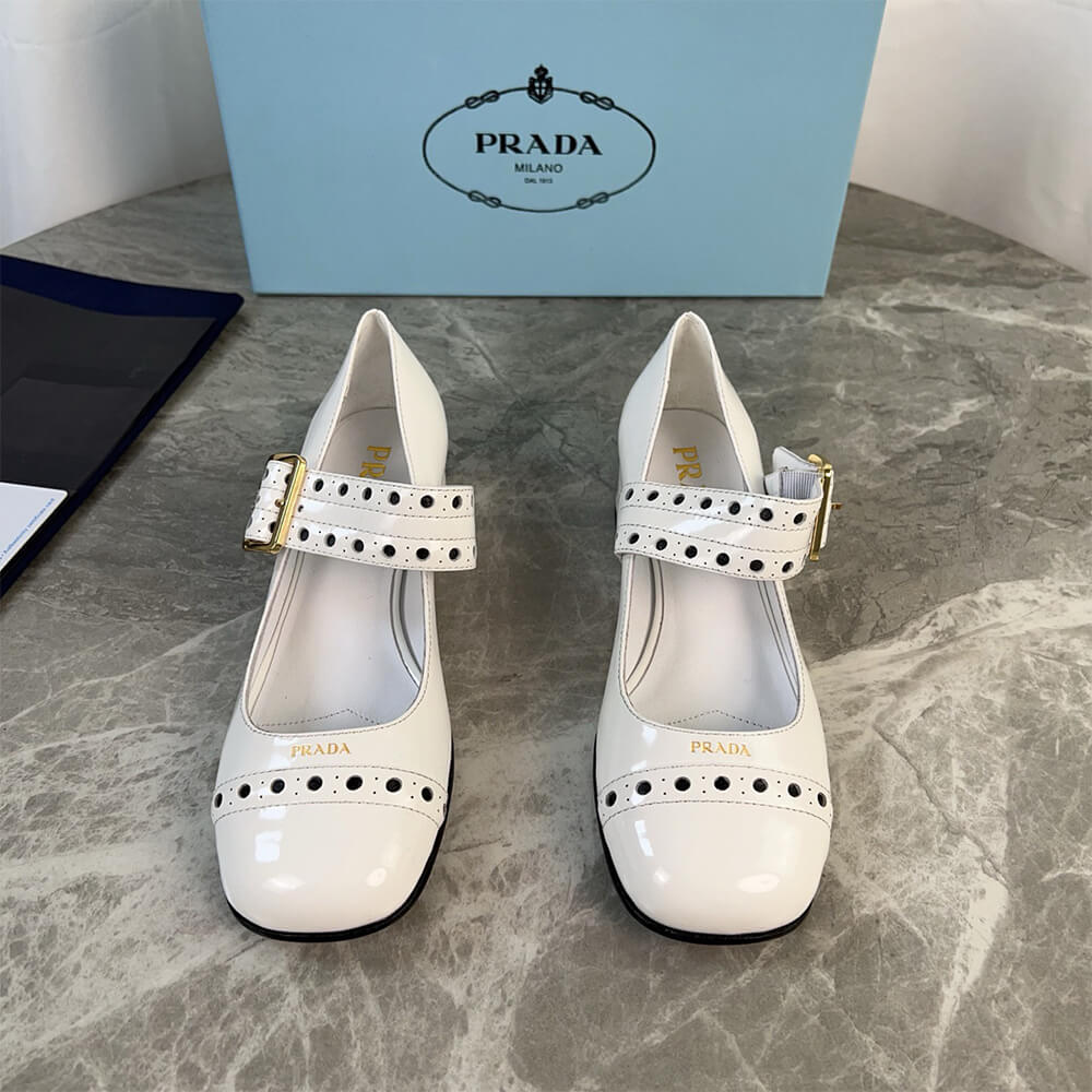 PRADA Patent leather Mary Jane pumps - Top Club