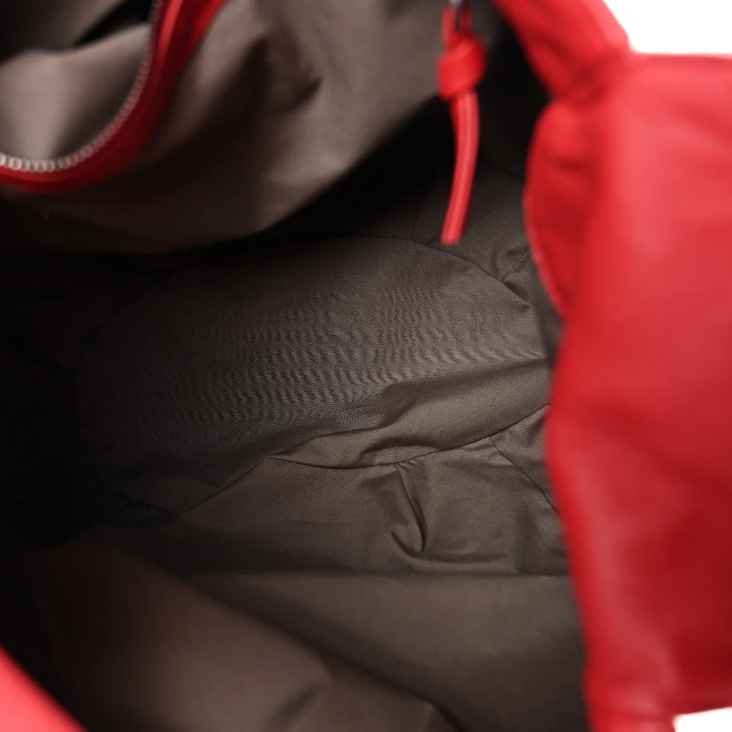 Nappa Intrecciato Patchwork Hobo Red - Top Club
