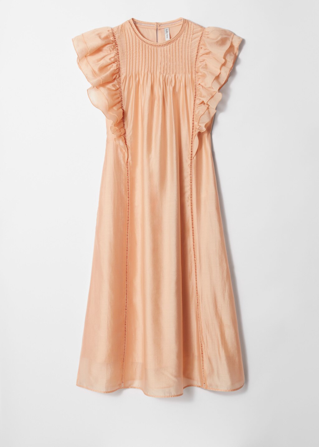 & Other Stories FRILL MIDI DRESS