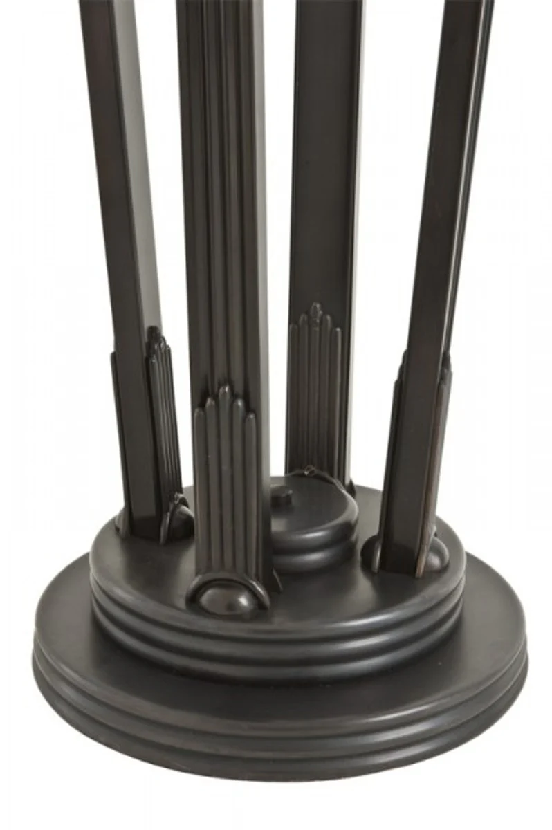 Luxury Baroque side table / column brass vintage bronze finish 36 x H 105.5 cm - Table Furniture