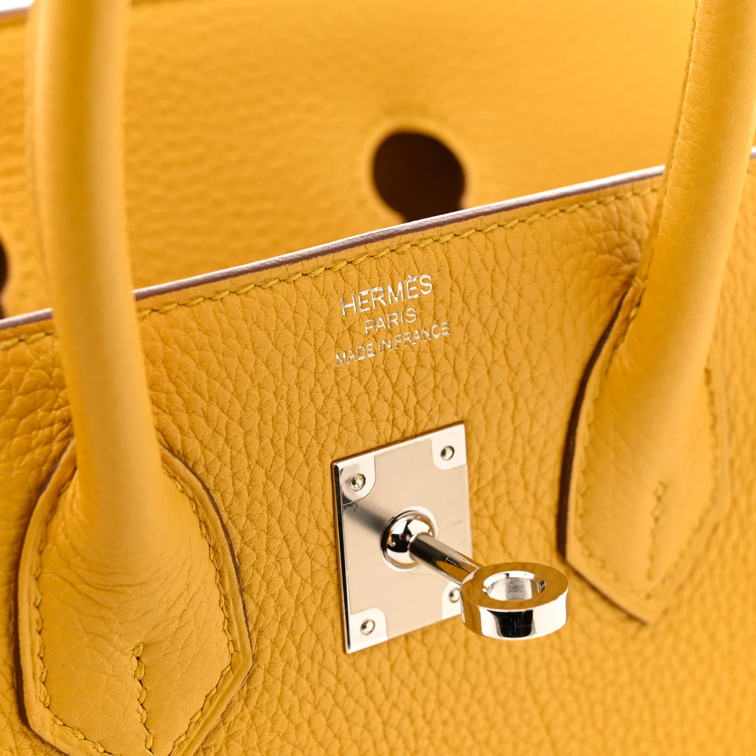 Togo Birkin 25 Jaune Ambre - Top Club