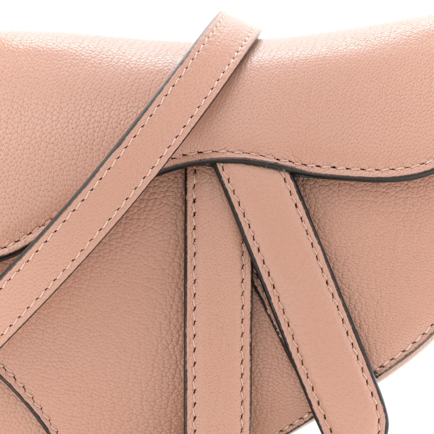 Goatskin Micro Saddle Bag Rose Des Vent - Top Club