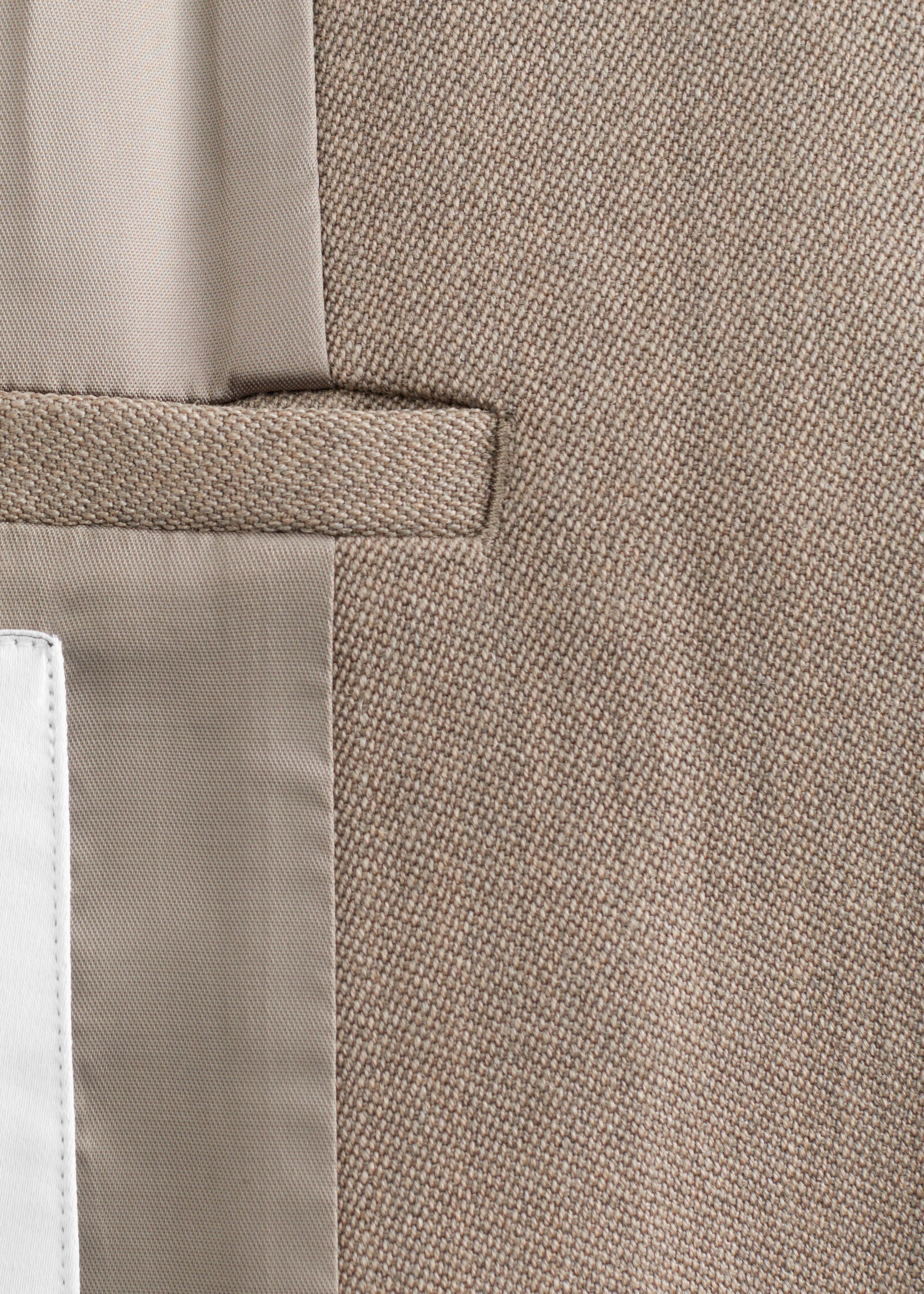& Other Stories TIE-BELT WOOL TRENCH COAT
