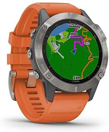 Fēnix 6 - GPS Smartwatch Multisport 47mm, Display 1,3”, HR e saturazione ossigeno al polso, Colore Nero/Siver
