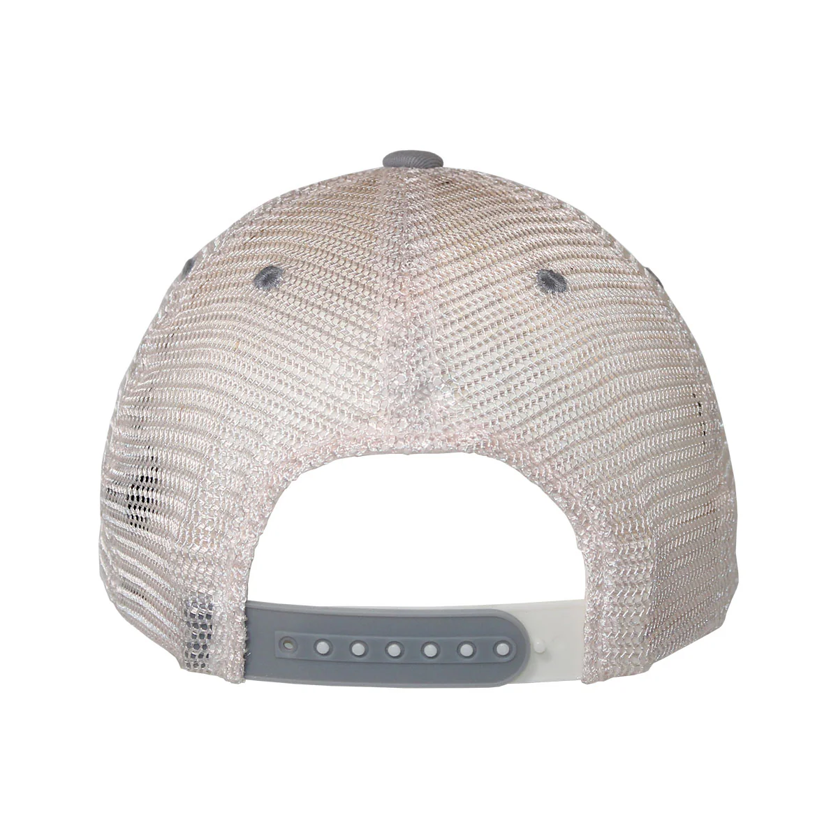 Zephyr Vault Florida State Spear Design Adjustable Soft Mesh Trucker Cap - Grey/White - MoB Apparel