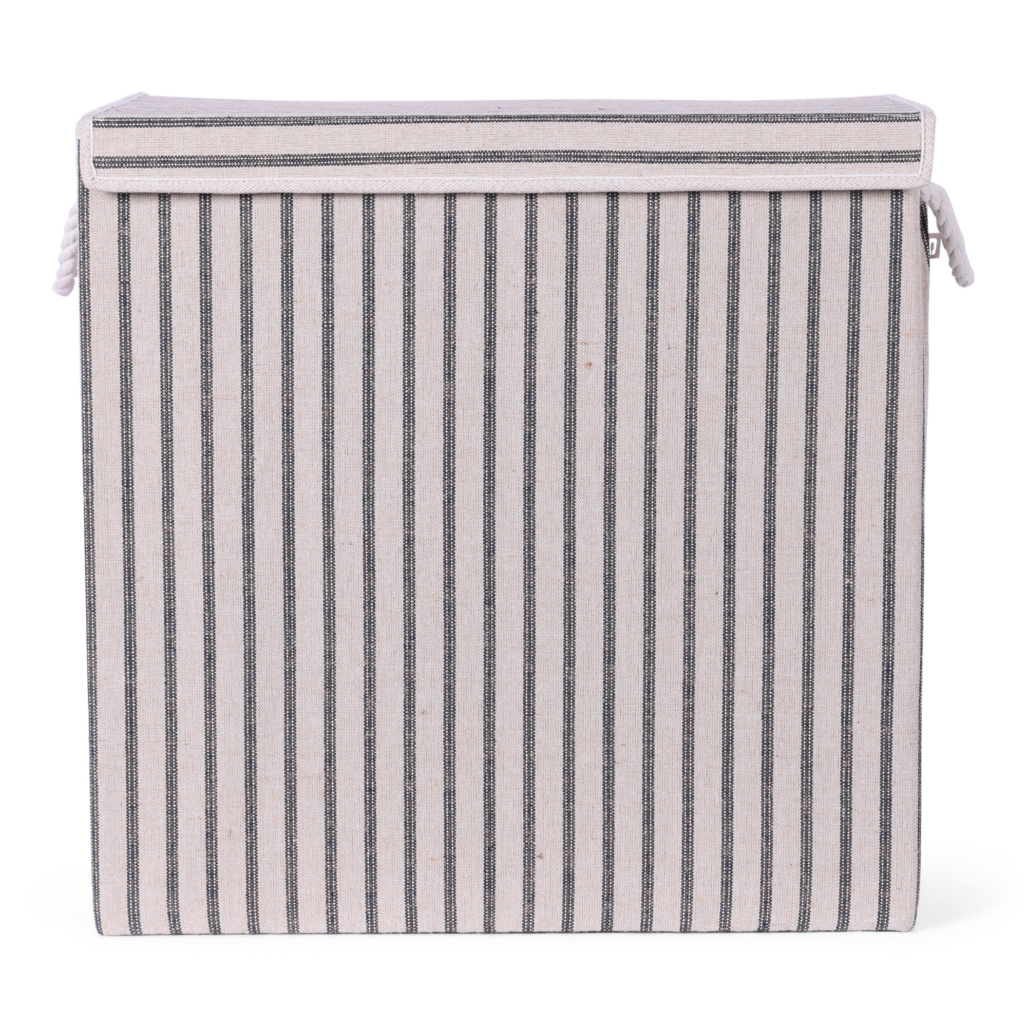 Wasmand rechthoek XL stripe black