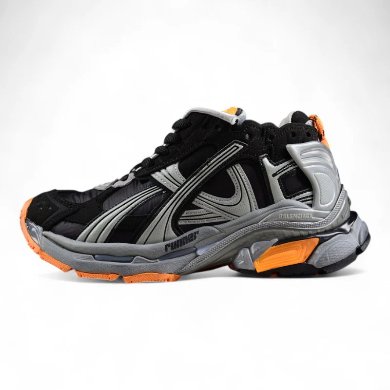 Balenciaga Runner Sneaker 'Worn-Out - Black Fluo Orange' - Sneaker Replica Workshop