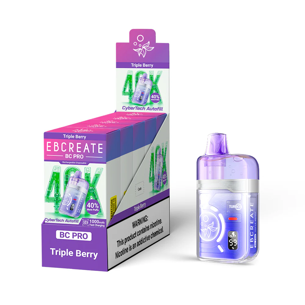 EBCREATE BC PRO Rechargeable Disposable Vape (All Flavours)