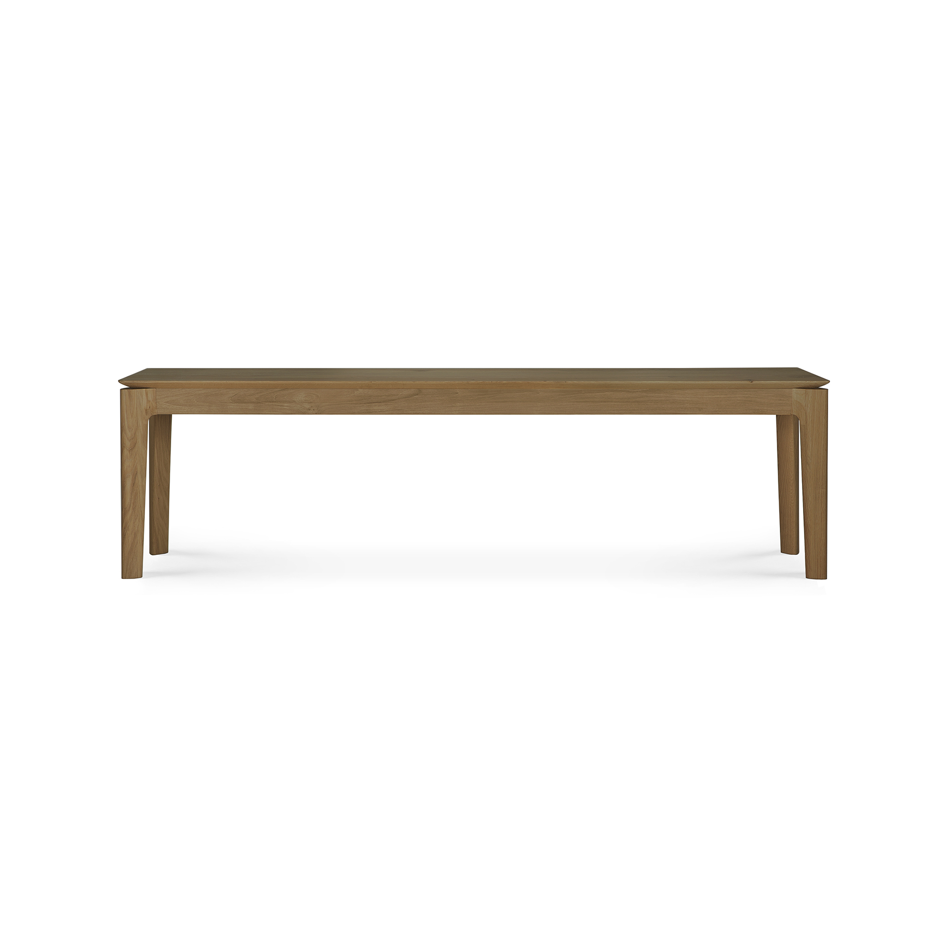 Bok bank - teak - 166cm - onbehandeld