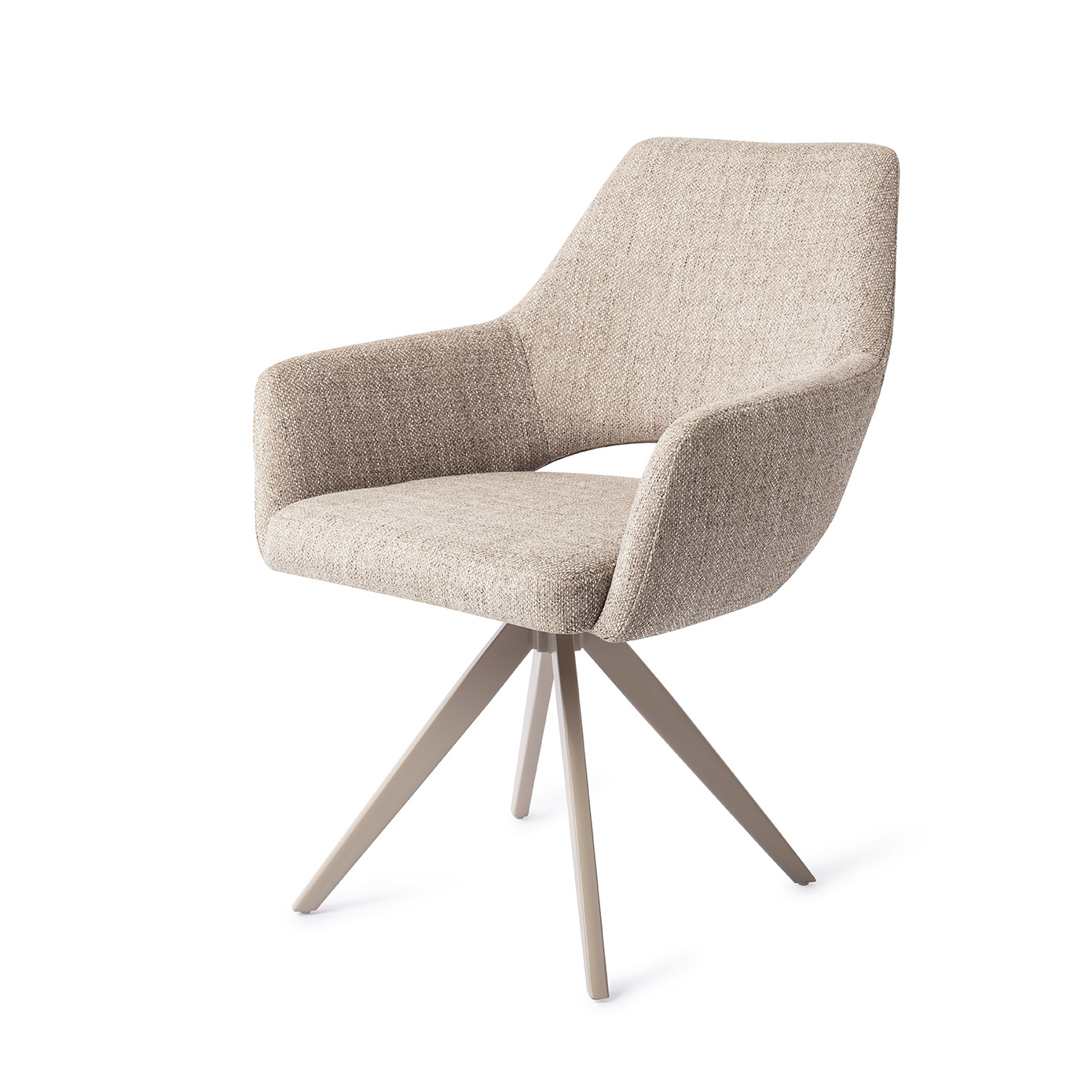 Jesper Home Eetkamerstoel Yanai - Turn Beige Biscuit Beach