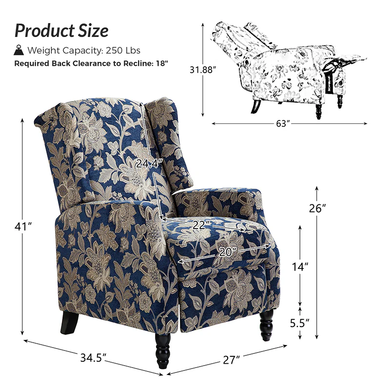 Lilith Upholstered Recliner