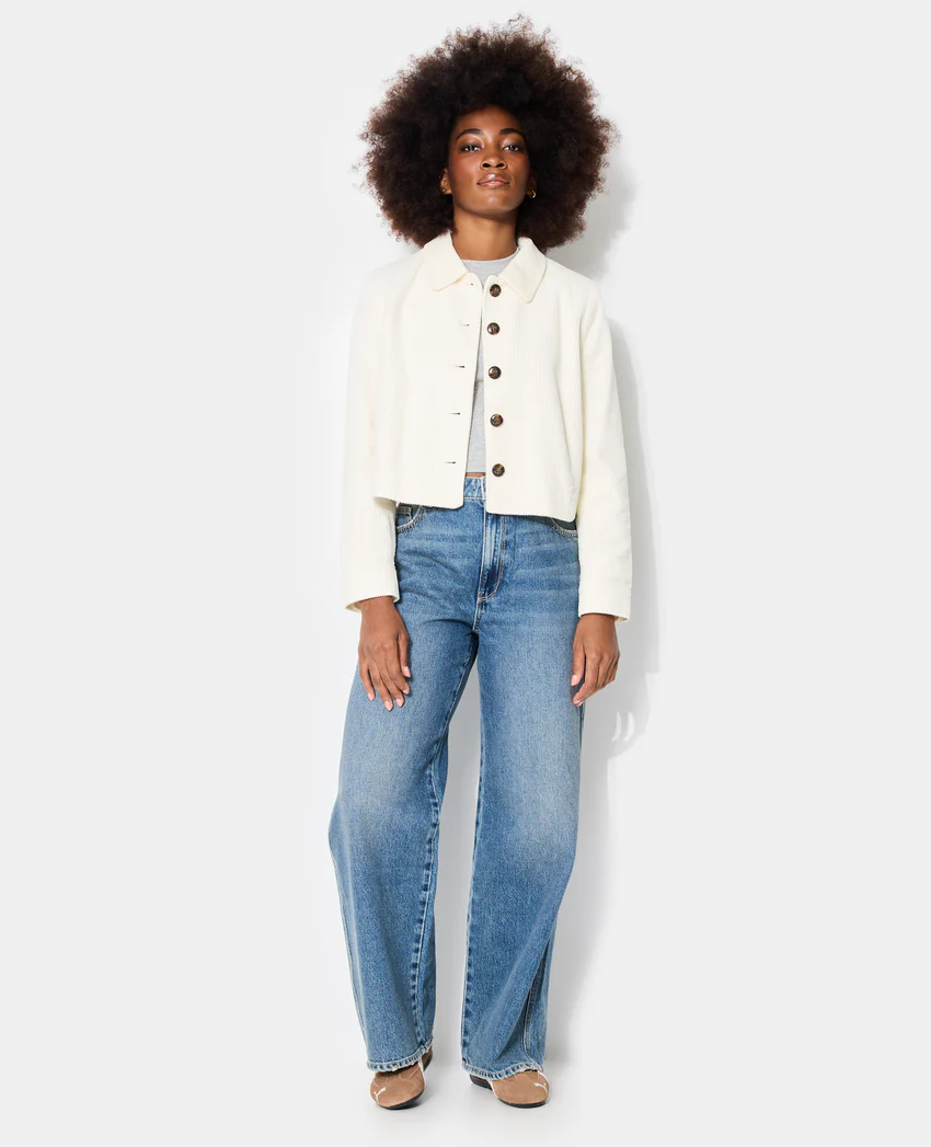 Pimkie Veste droite et courte en velours