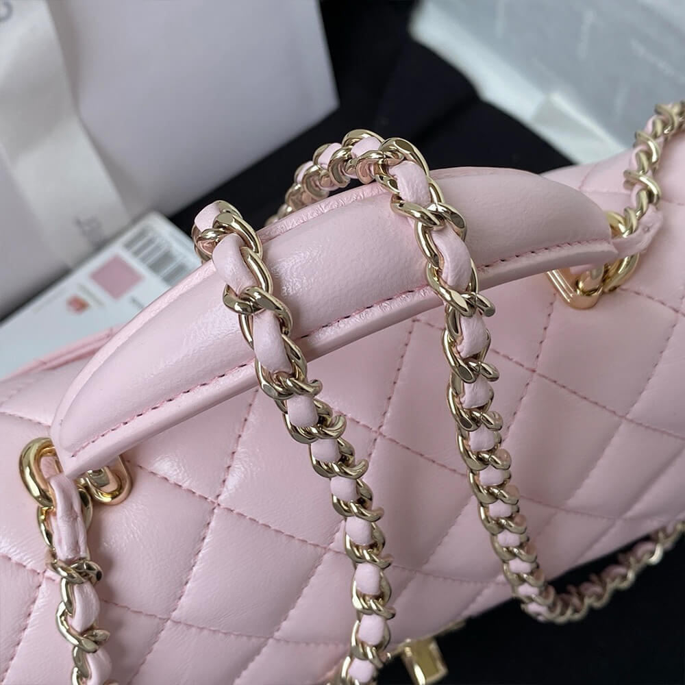 CHANEL Mini Classic Handbag With Top Handle - Top Club