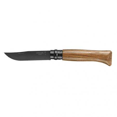 Opinel Luxe No8 Oak Black – Luxury series pocket knife